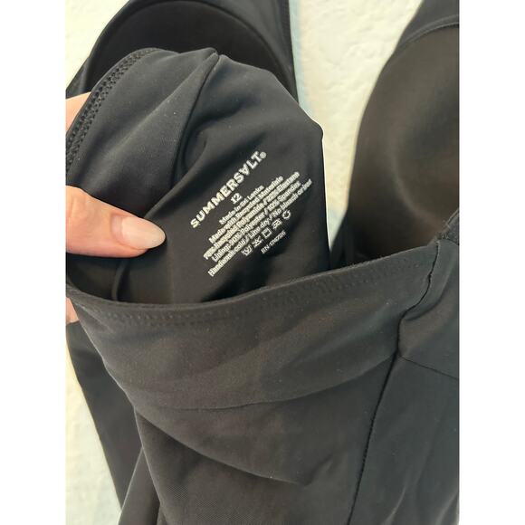 NWT Summersalt Black Deep V Halter One Piece - Picture 5 of 6